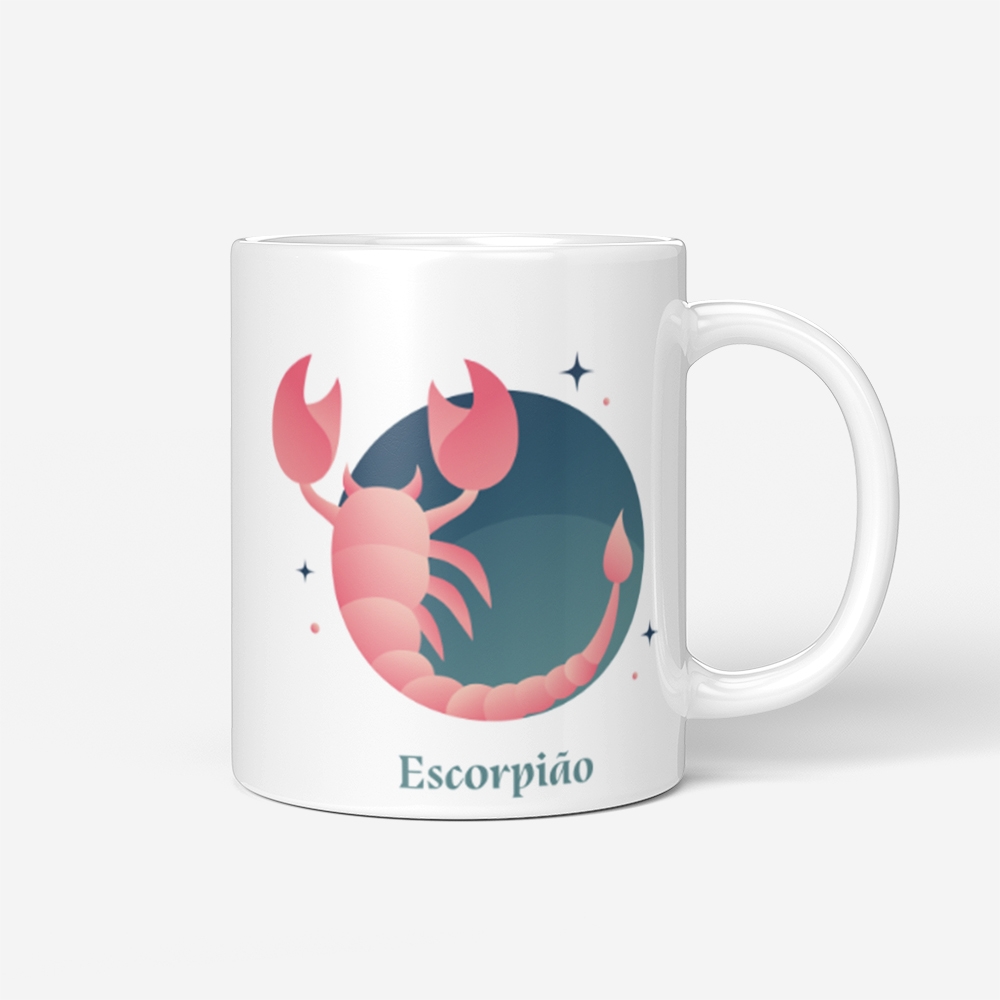 Caneca Signo Escorpião